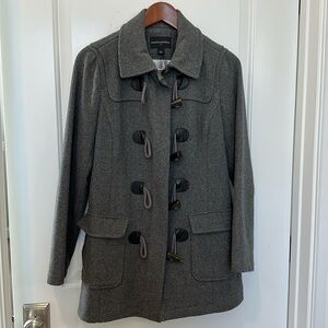 Banana Republic women’s gray wool pea coat size small